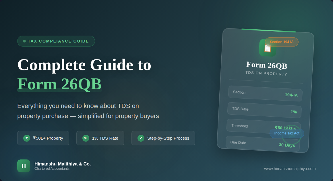 TDS on Property Purchase